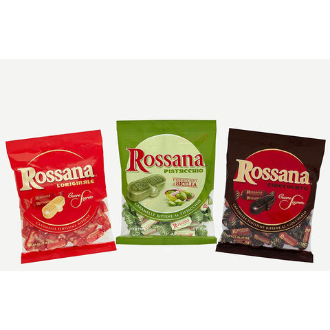 Perugia Fida Rossana Tris Limited Edition mit klassischer Füllung Pistazie und Schokolade [3 Packungen] italienisch Original