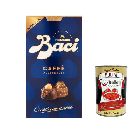 Perugina Knabberartikel Perugina Baci Perugina Caffe' Schokolade dunkle Pralinen mit Kaffeegeschmack Box gefüllt 6x 200 g italienisch Original 8000300420715