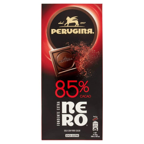 Perugina Riegel Perugina Tablò Perugina Fondente Extra 85% dunkle italian Schokolade kakao 80 g italienisch Original 8000300379402