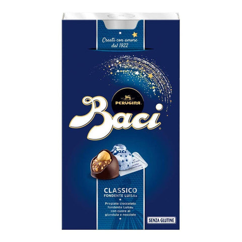 Perugina Vielfaltspackungen Perugina Baci Bijou Classico Pralinen mit Extra dunkle Schokoladenpraline gefüllt mit Haselnüssen 6x 200g italienisch Original 8000300324655