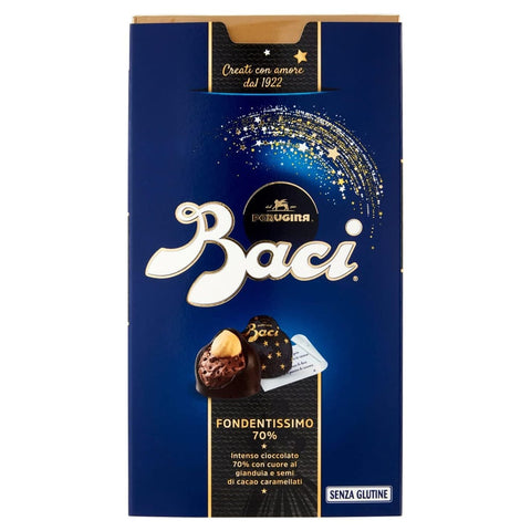 Perugina Vielfaltspackungen Perugina Baci Perugina mit Dunkler Schokolade 70% 200gr italienisch Original 8000300337587