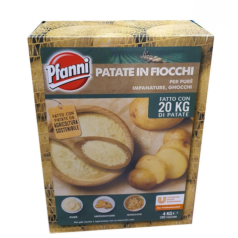 Pfanni preparato per pure' di patate in fiocchi confezione da 4 kg (1000042928) Stärke & Bindemittel italienisch Original