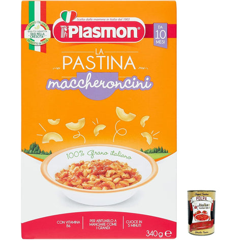 Plasmon Maccheroncini Pastina Infanzia Svezzamento Dai 10 Mesi 340 Grammi 3x Original italienisch Pasta