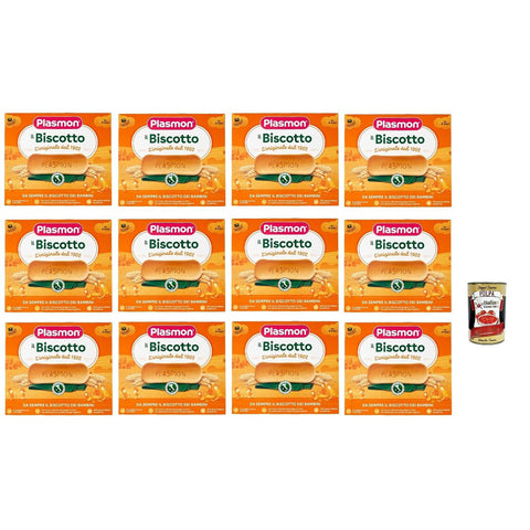 Plasmon Biscotti kekse 12x 320 g Snack Kuchen & Backwaren italienisch Original