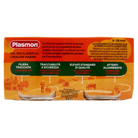 Plasmon Agnello con cereale 2 x 80 g Snacks & Kekse italienisch Original