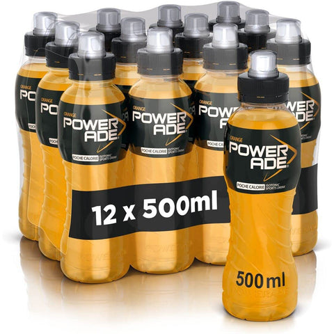Powerade Arancia Bevanda energetica Energiegetränk orange 24x50cl Original italienisch