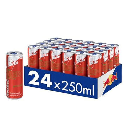 Red Bull Energy Drinks Red Bull Energy Drink Red Edition - 24er Palette Dosen - Getränke mit Wassermelone-Geschmack EINWEG ( ) 24x250 ml italienisch Original 9002490252922