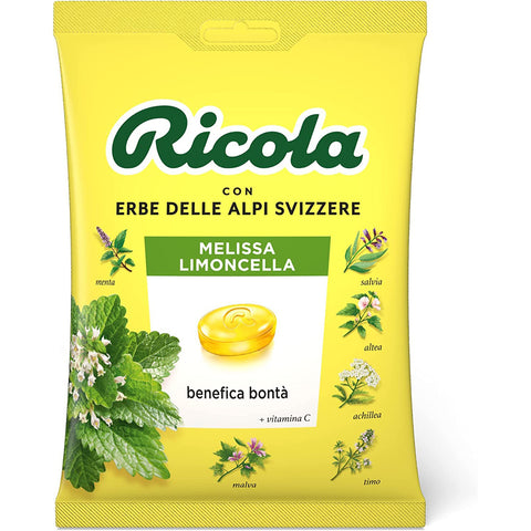 Ricola Melissa Limoncella bonbon mit Zitrone und Menthol ohne zucker 70g 3x Original italienisch