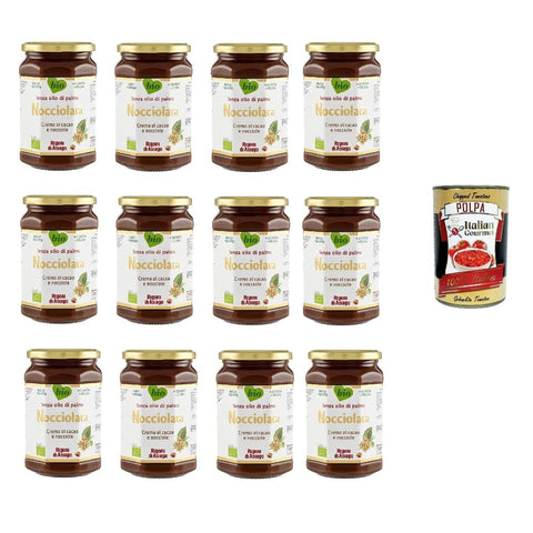 Rigoni di asiago Schokoladenaufstrich Rigoni di asiago Nocciolata Nuss Nougat Creme Haselnusscreme ohne Palmöl | Nuss Nougat Creme ohne Palmöl | Brotaufstrich 650 g 12x italienisch Original 8052575090148