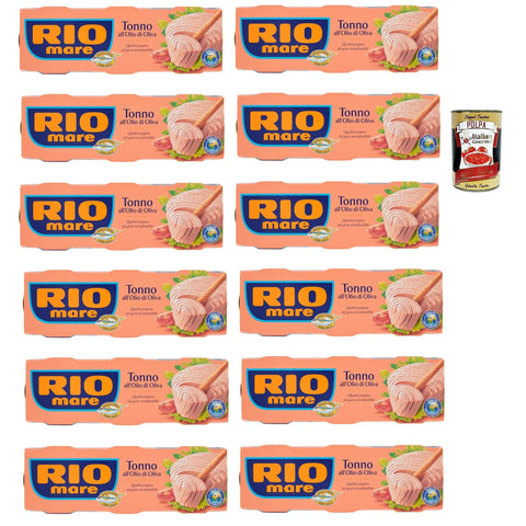 Rio Mare Tonno all'Olio di Oliva Thunfisch in Olivenöl, Gelbflossen thun 120 g Fleisch, Geflügel & Wild italienisch Original