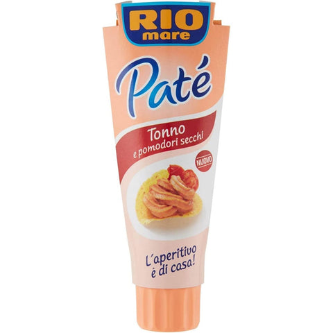 Rio Mare Fleisch, Geflügel & Wild Rio Mare Patè Tonno e pomodori Thunfischcreme und Tomate Streichfähiges 100 g 12x italienisch Original 8004030538047