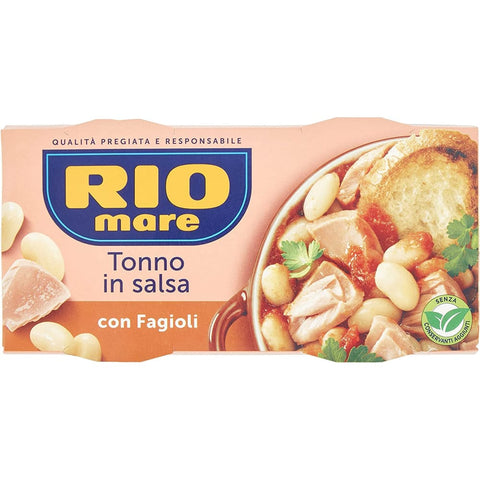 Rio Mare Fleisch, Geflügel & Wild Rio Mare tonno e fagioli fertiggerichte Thunfisch Bohnen 2x160g Instant food 6x Original italienisch 8004030292109