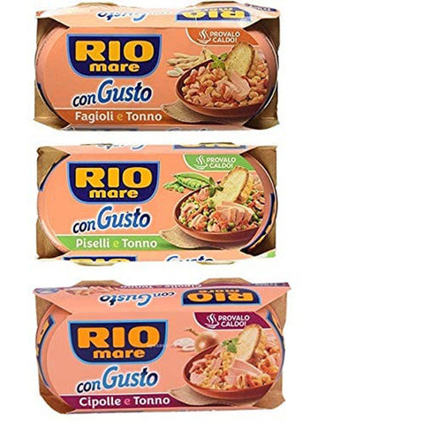 Rio Mare TESTPAKET con gusto fertiggerichte Thunfisch Instant food 6x160g Original italienisch Feinkost