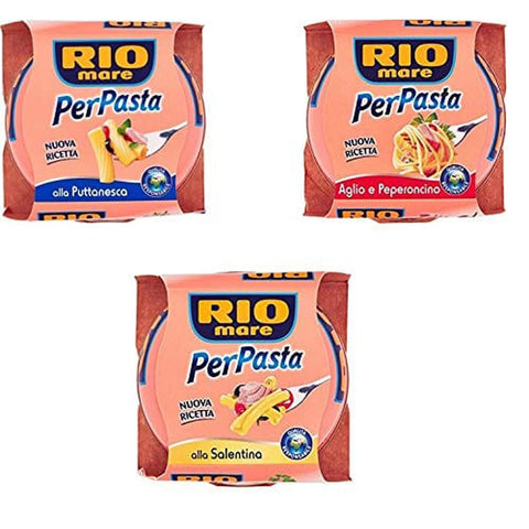 Rio Mare Gewürzmischungen Rio Mare TESTPAKET Rio Mare Per Pasta Thunfisch in Olivenöl gewürz für pasta ( 3 x 160g italienisch Original