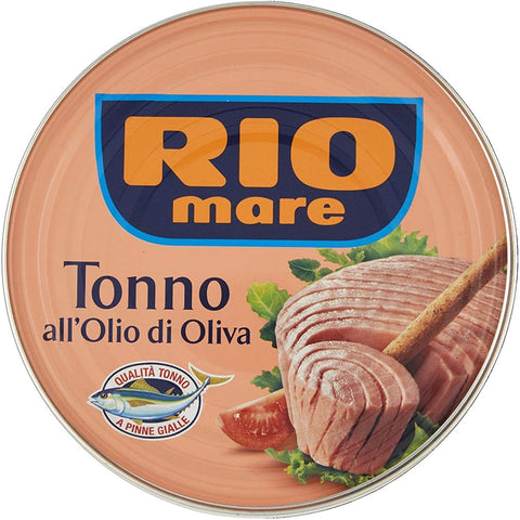Rio mare Saucen & Marinaden Rio mare Tonno Thunfisch in Olivenöl aus Italien Yellowfin PREMIUM 3x 500gr italienisch Original 8004030052000