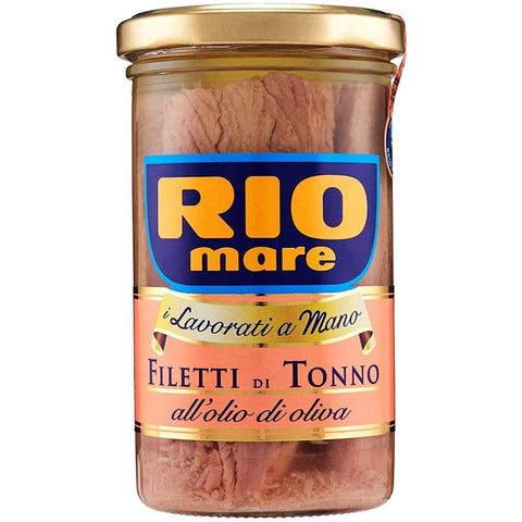 Rio Mare Thunfisch Rio Mare Filetti di Tonno in Olio di oliva Thunfischfilets in Olivenöl handgemacht 250 g italienisch Original 8004030656000
