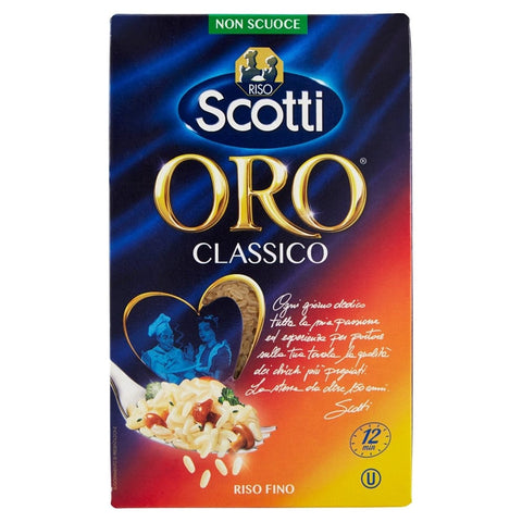 Riso Scotti Reis Riso Scotti Klassisches Reis Gold, 1 kg Original italienisch 8001860259579