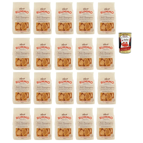 Rummo Le Leggendarie Conchiglioni Rigati ? 147 Pasta Lenta Lavorazione Teigwaren aus Hartweizengrieß Bronze-Zeichnung 20x500 g italienisch Original + kostenlos