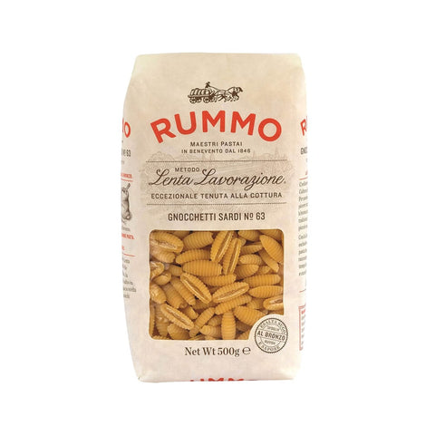 Rummo Kurze Pasta Rummo Gnocchetti Sardi n.63 Bronze Gezeichnete 16 Packungen mit 500 g italienisch Original 8008343200639