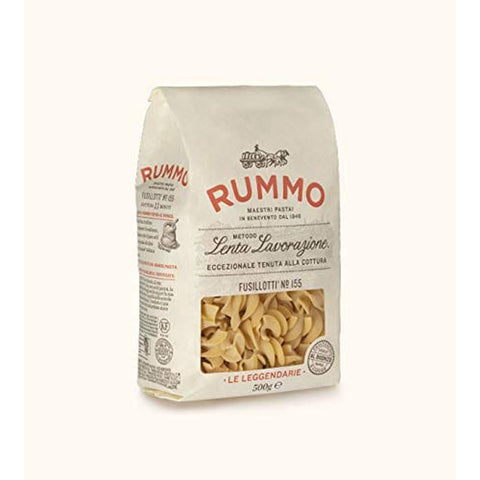 Rummo Kurze Pasta Rummo - Legendäre Linie - Fusillotti n.155 Bronze Gezeichnete - 12 Packungen mit 500 g italienisch Original Pasta