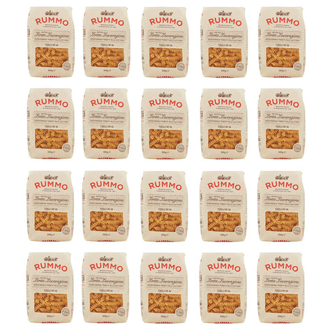 Rummo Fusilli N°48 Pasta Lenta Lavorazione Teigwaren aus Hartweizengrieß Bronze Zeichnung 20x500g Original italienisch
