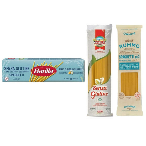 Rummo Längliche Pasta Rummo 18er Pack Testpaket Pasta Spaghetti Rummo Barilla Divella Senza Glutine Glutenfreie Nudeln Pasta 400g italienisch Original 8008343700740