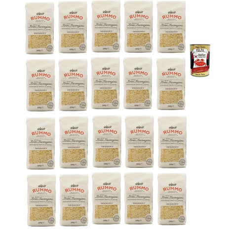 Rummo Nudeln & Pasta Rummo Semi di Orzo n° 27 Pasta Lenta Lavorazione Teigwaren aus Hartweizengrieß Bronze-Zeichnung 20x 500g Original italienisch inkl. Italian Gourmet Polpa 400g 8008343200271