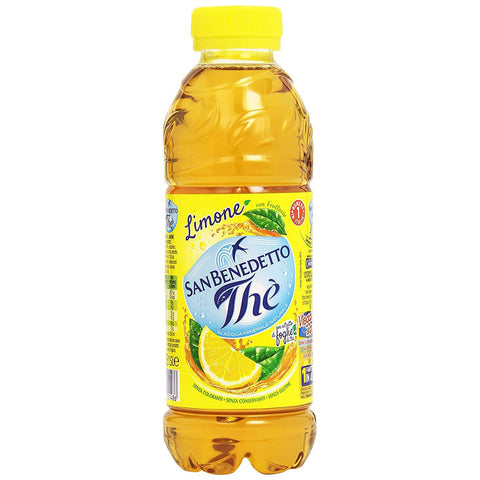 San Benedetto Eistee Lemon Limone The PET Tea The Refresh Soft Drink 12x50cl Original italienisch Getränk