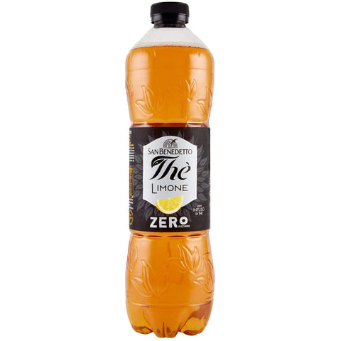 San Benedetto Zero Eistee The' Zitrone PET ohne Zucker tea erfrischend 12x1,5l Original italienisch Getränk