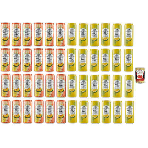 San Benedetto Eistee Pfirsch The' Pesca Dose 330 ml + 24x San Benedetto Limone Zitrone tea the erfrischend 330 ml italienisch Original