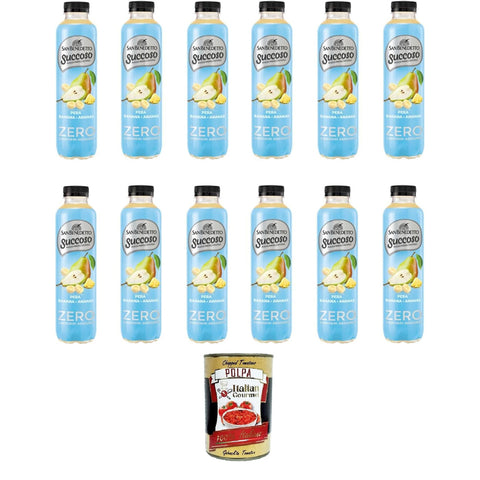 San Benedetto Succoso Zero PET, PET Banane 12x40cl Original italienisch Getränk