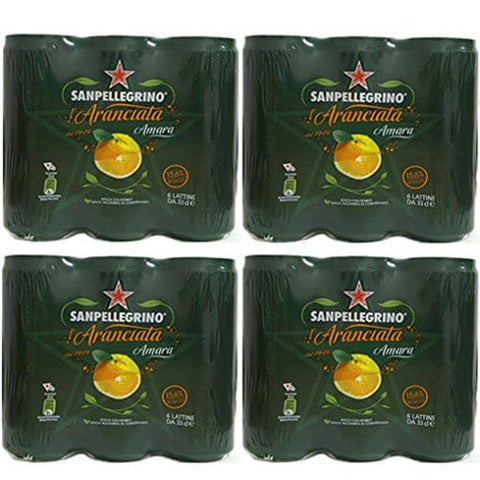 Sanpellegrino Limonade Sanpellegrino Aranciata Amara Limonade 'Bitteroange', 330 ml 24x Original italienisch 8002270136825