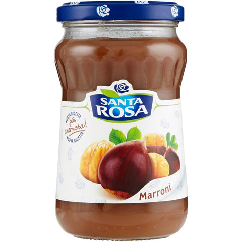 Santa Rosa Kastanien Marmelade Konfitüre Fruchtaufstrich aus Italien 350 g Konfitüren italienisch Original