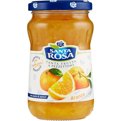 Santa Rosa Konfitüren Santa Rosa Orangen Marmelade Konfitüre Brotaufstriche aus Italien 350 g 6x Original italienisch 8000080003801