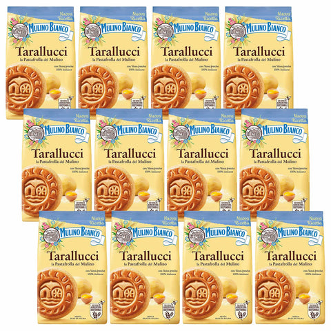 Mulino Bianco Tarallucci Mürbegebäck aus Italien 350g x 12 Pakete Original italienisch