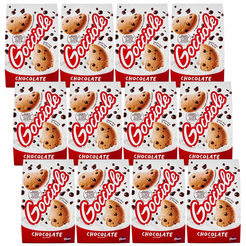 Pavesi Gocciole Chocolate - Kekse mit Schokoladenstückchen 500g (Gocciole, x12) Original italienisch
