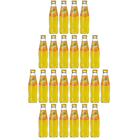 Schweppes Limonade Schweppes Arancia Orangenlimonade Glasflasche ( ) erfrischend alkoholfreies Getränk 4x18 cl 6x italienisch Original 8014396002663