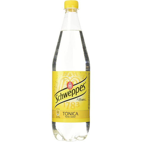 Schweppes Tonic Water Schweppes tonica getönten Tonic Wasser PET erfrischend 1 Lt 12x italienisch Original 8014396000393