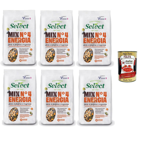 Select MIX N.4 ENERGIA Quelle für Phosphor und Magnesium 6x 300 gr Koch- & Backzutaten italienisch Original