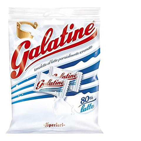 Sperlari Frucht- & Kräuterbonbons Sperlari Süßigkeiten Galatine mit Milch Geschmack italien Bonbon Lollies 125 g Original italienisch 8004190054494
