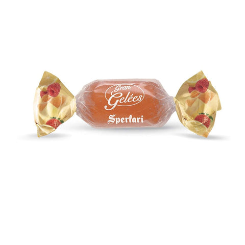 Sperlari Fruchtgummis Sperlari – Bonbonmischung Gran Gelées Frutti del Sole mit Erdbeer- Pfirsich- Mandarinen- Ananasaroma 3-kg-Beutel italienisch Original Fruchtgummi 8004190000538