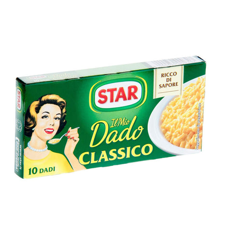 Star Dado Classico Suppenwürfel Brühe klassisch reich an Geschmack 10pz 100% Italienische Brühe 24x Original italienisch Zutat