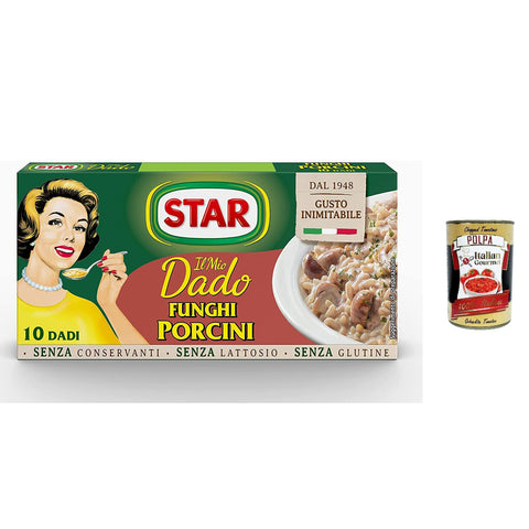 Star dado funghi porcini brodo Steinpilze Suppenwürfel Brühe 10 pz 24x Original italienisch Zutat