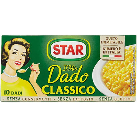 Star classico dado brodo Suppenwürfel Brühe klassisch reich an Geschmack 10 pz 6x Original italienisch