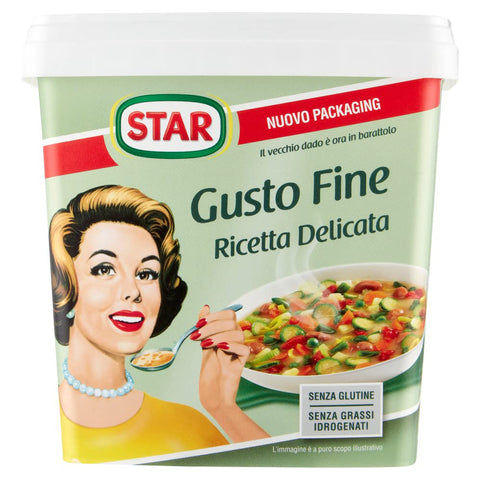 Star Gusto Fine Ricetta Delicata Lebensmittelzubereitung für Brühe 1000 g Packung Etwa 50 Liter Brühe werden erhalten italienisch Original
