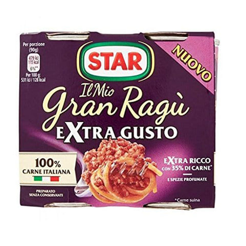 Star Il mio Gran ragu Star extra gusto tomatensauce sauce Tomatensuppe 4x 360g italienisch Original