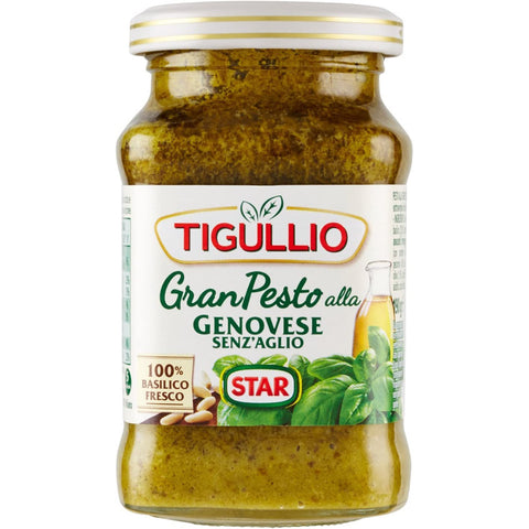 Star Tigullio GranPesto Pesto alla Genovese senz'aglio mit Basilikum ohne Knoblauch 190 g italienisch Original