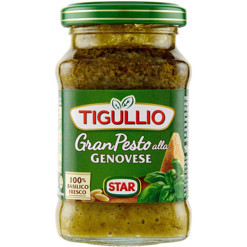 Star Tigullio GranPesto Pesto alla Genovese mit Basilikum Sauce Soße 6x190g Original italienisch