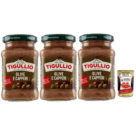 Star Pesto Star Tigullio GranPesto Pesto Olive mandorle Oliven & Mandeln 3x 190g Sauce Soße Original italienisch inkl. Italian Gourmet Polpa 400g 8000050024638