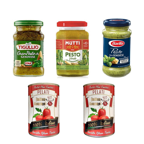 Star Testpaket Italian pesto Mutti Barilla italienisch Original